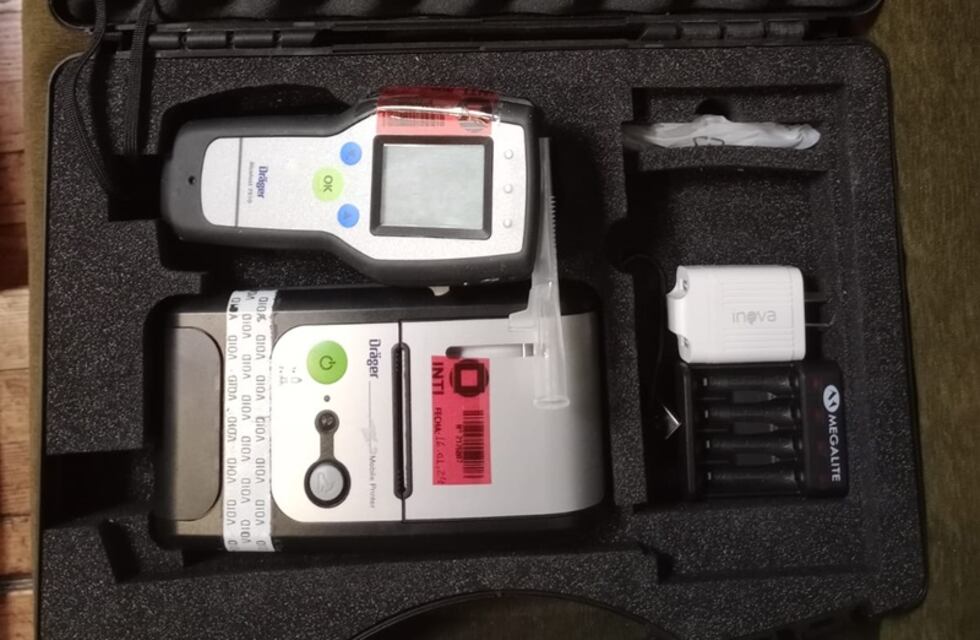 La Secretaría de Seguridad de Tres Arroyos incorporó un nuevo Alcoholímetro