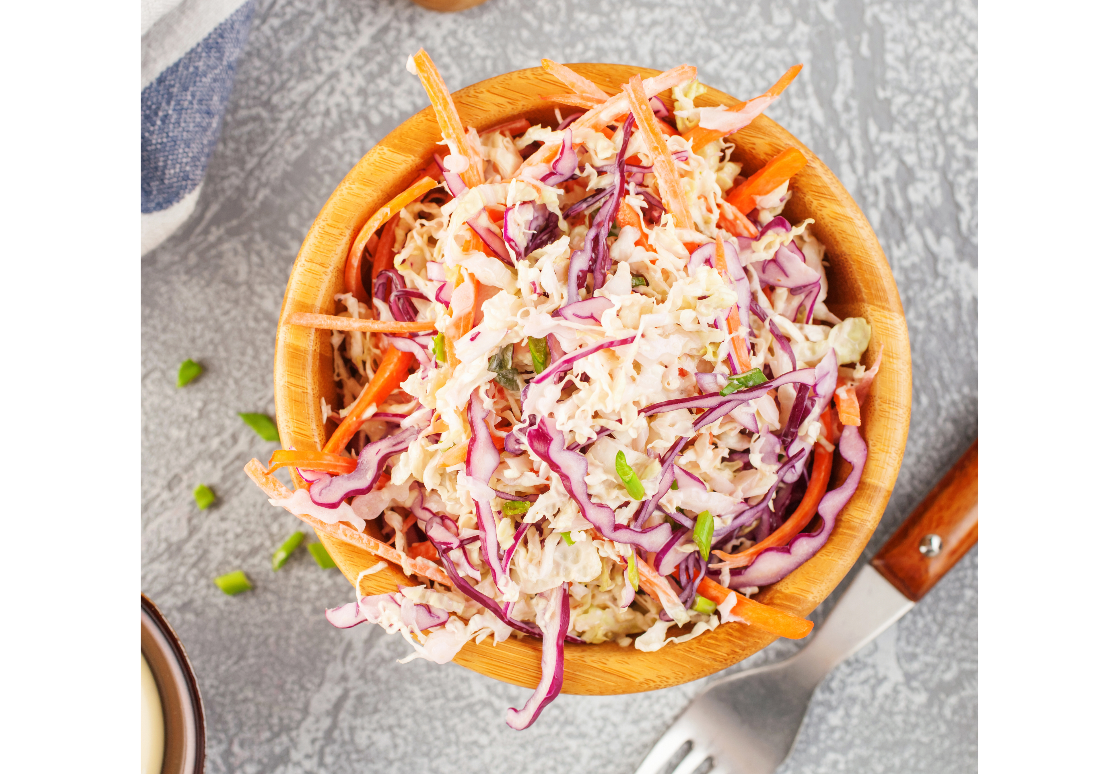 Ensalada Coleslaw.
