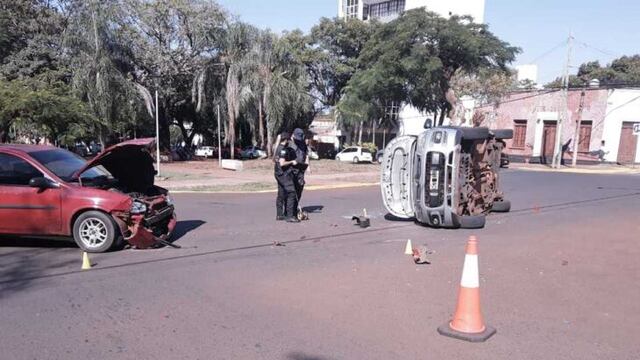 Posadas: accidente vial sin heridos