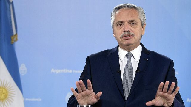 Alberto Fernández se refirió a la falta de apoyo que recibió por parte de una fracción del FdT con respecto al acuerdo con el FMI. Foto: Los Andes.