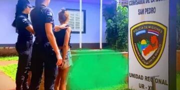 Detienen a una joven con amplio prontuario delictivo en San Pedro.