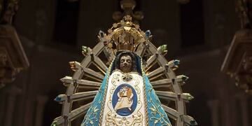 Caravana Virgen de Luján bendiciendo la ciudad de Pérez