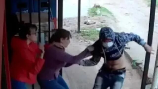 Madre e hija se enfrentaron a dos ladrones que quisieron robar en su kiosco.