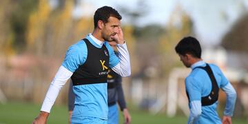 Diego Novaretti se recuperó de un fuerte golpe por el que fue hospitalizado. Pero ahora presenta un cuadro febril y no viaja para el partido con Atlanta (La Voz).