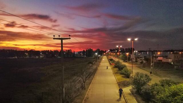 Iluminación LED Avenida Boetto en Arroyito