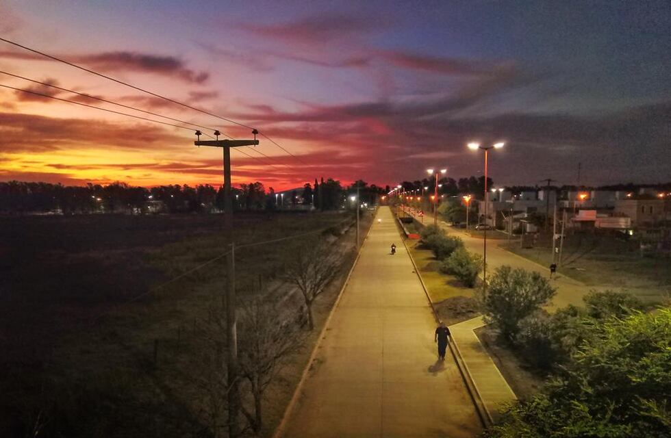 Quedó habilitada la nueva iluminación led de la Avenida José Boetto en Arroyito