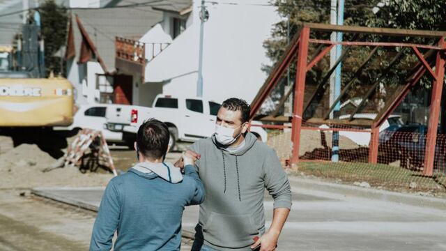 El intendente Walter Vuoto recorrió la Obra de calle Cabo Grannanielo
