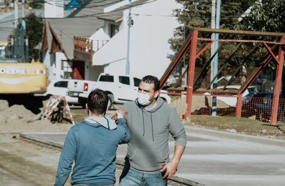 Vuoto recorrió los avances de la obra de calle Grannanielo