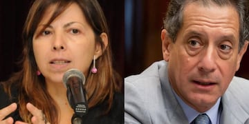 Silvina Batakis y su encuentro con Miguel Ángel Pesce antes de jurar como ministra de Economía.