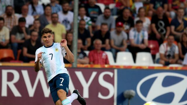 Julián Álvarez fue convocado por Lionel Scaloni para las Eliminatorias sudamericanas.