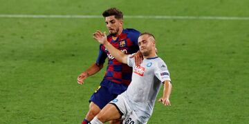 Barcelona y Napoli se medirán en el repechaje de la Europa League.