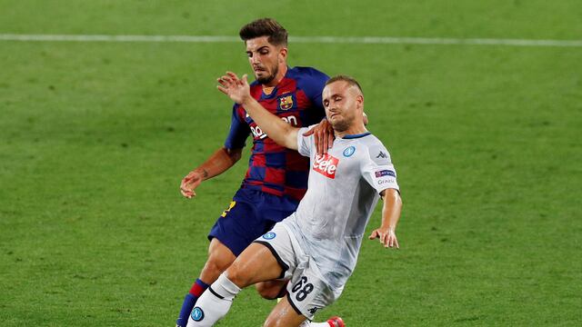 Barcelona y Napoli se medirán en el repechaje de la Europa League.