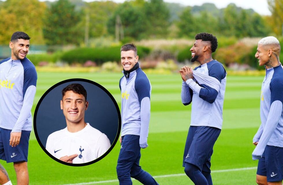 Previo al Crystal Palace - Tottenham por Premier League, Cuti Romero escrachó a Alejo Véliz
