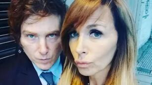 Javier Milei y su ex novia, Daniela