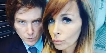 Javier Milei y su ex novia, Daniela