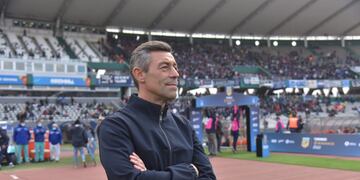 "La derrota de hoy no nos afectará para el miércoles", aseguró Pedro Caixinha sobre lo que viene para Talleres: octavos de Libertadores (Facundo Luque / La Voz).
