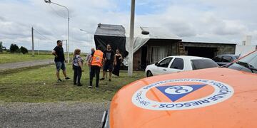 La Secretaría de Protección Civil del Gobierno provincial recorrió las localidades afectadas