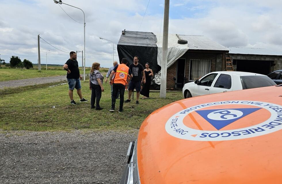 Varias localidades del Departamento Castellanos se vieron afectadas por el temporal