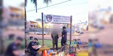 Terminó detenido tras sustraerle las pertenencias a un cicloturista en Oberá-