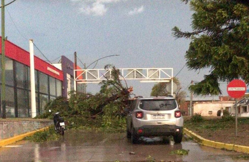 El Gobierno de Córdoba activó el Fondo de Desastres por el fuerte temporal en Río Primero