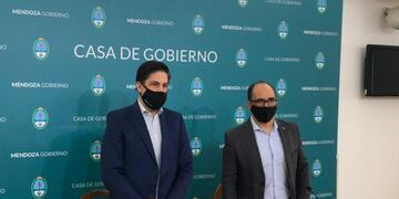 Nicolás Trotta en Mendoza junto a José Thomas.