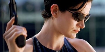 Carrie-Anne Moss, “Trinity” de Matrix.