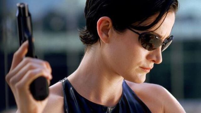 Carrie-Anne Moss, “Trinity” de Matrix.