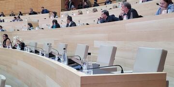 El bloque de la UCR se levanta en una polemica sesión en la Unicameral (Paula Gaido / La Voz)