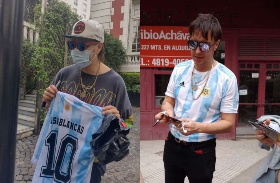 Julian Casablancas, cantante de The Strokes, paseó por Buenos Aires con la camiseta de Selección antes del Lollapalooza