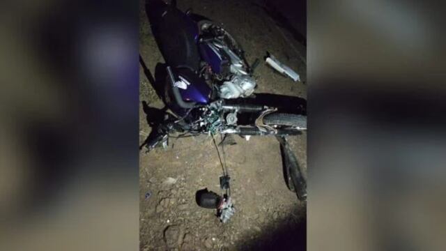 Accidente fatal en Colonia Aurora: un motociclista perdió la vida.