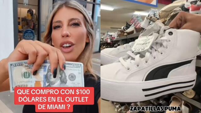 Mostró todo lo que consiguió con 100 dólares.