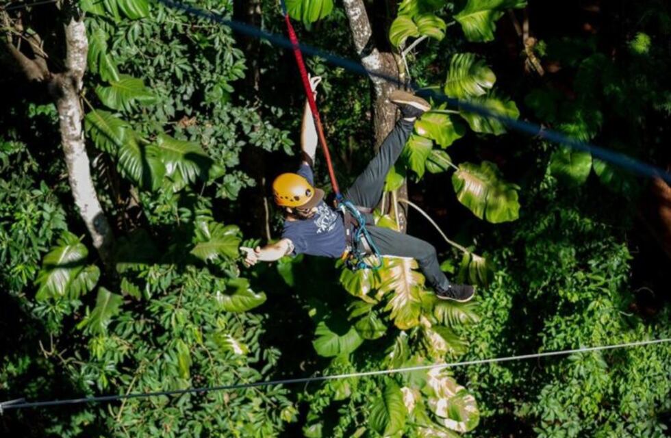 Otra opción para vacacionar: “Fly Park Iguazú”, el único parque aéreo de la provincia