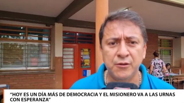 Elecciones 2023: Martín Cesino, diputado por el Frente Renovador, sufragó en Posadas.