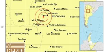 Temblor en las Sierras de Córdoba