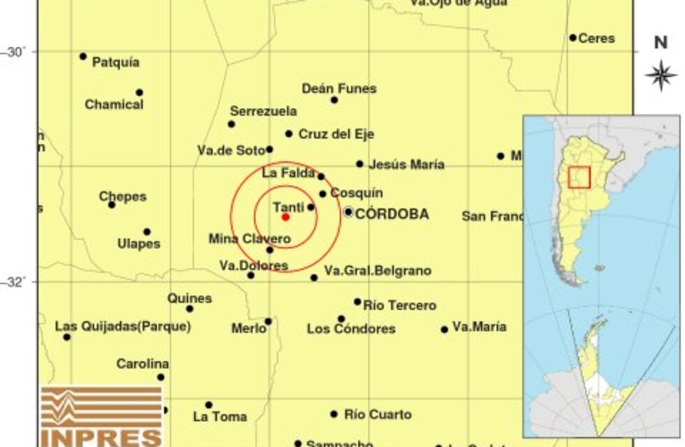 Fuerte temblor con epicentro en Tanti