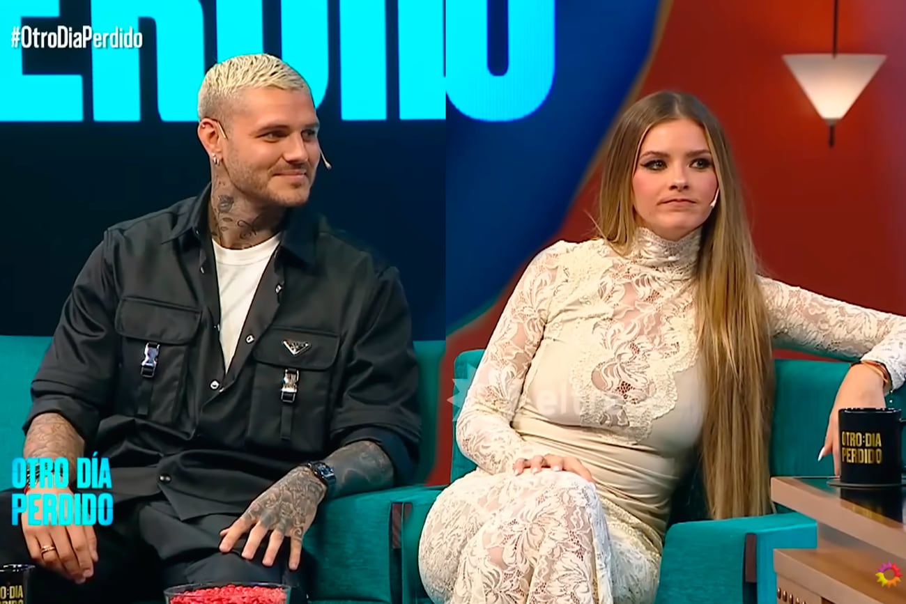 Mauro Icardi y La China. Foto: captura pantalla.