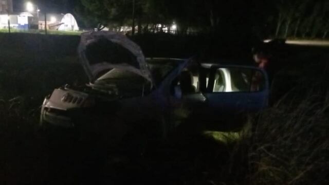 Identificaron al delincuente que murió tras volcar un auto robado en Punta Alta