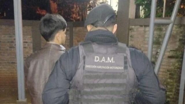 Detienen a un joven acusado de un violento robo en Posadas.