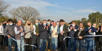 Santa Rosa: Jaldo inauguró un nuevo puente sobre el Río Salí en la ruta provincial 323