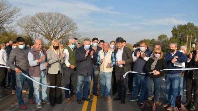 Santa Rosa: Jaldo inauguró un nuevo puente sobre el Río Salí en la ruta provincial 323