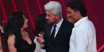 La rosarina se robó el show el día del debut de su hijo en la pista.