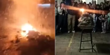 Explosión en un colegio deja a 17 heridos.