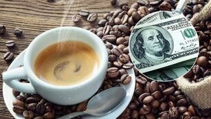 La cafetería porteña que te imprime sobre el café la cotización del dólar blue.