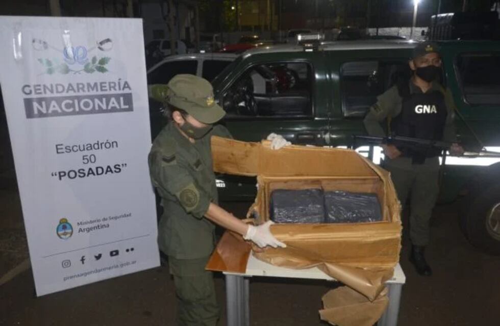 Gendarmería incautó marihuana en una encomienda en Posadas