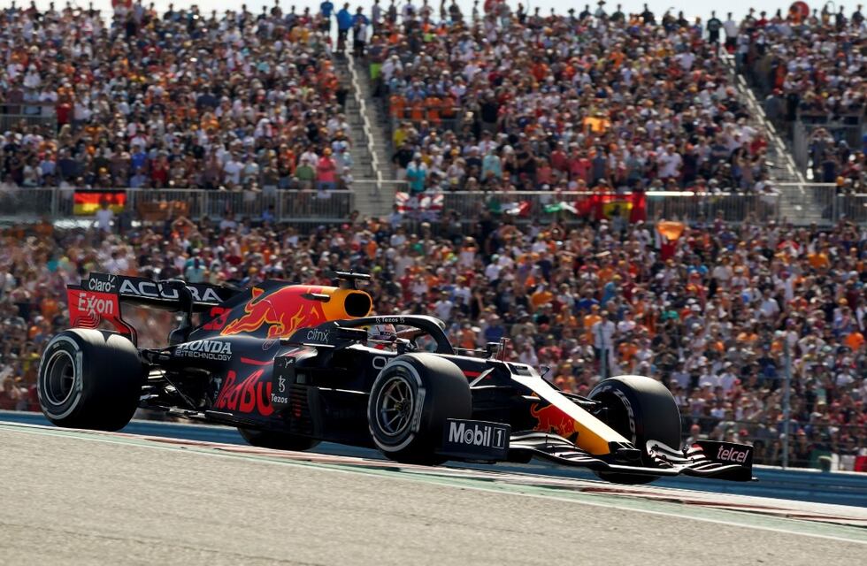 F1: Verstappen ganó en EE.UU. y amplió su ventaja sobre Hamilton que fue 2°