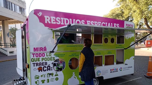 El Punto Verde Móvil está frente al Municipio