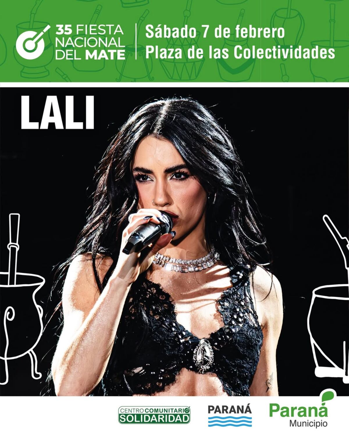 Lali se presentará gratis en la Fiesta Nacional del Mate 2026: cuándo será y cómo conseguir entradas preferenciales