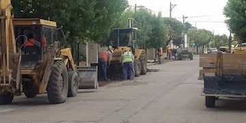 Terminaron las elecciones pero en Pujato continúan las obras (Facebook Daniel Quacquarini)