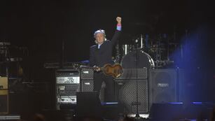 El Kempes, a pura fiesta con Paul McCartney (Javier Ferreyra / La Voz)