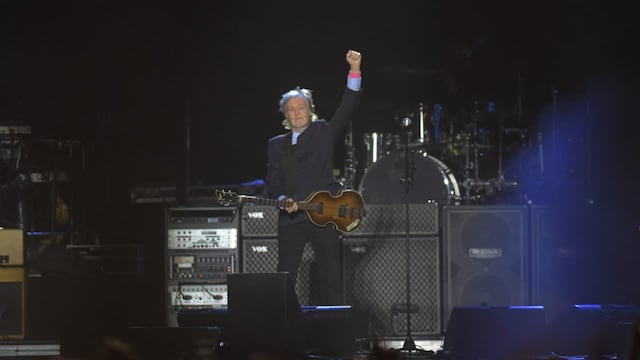 El Kempes, a pura fiesta con Paul McCartney (Javier Ferreyra / La Voz)